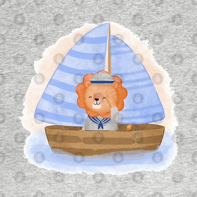 Lion Sailor by Mako Design 